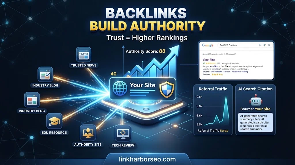 Why Backlinks Build Authority in SEO