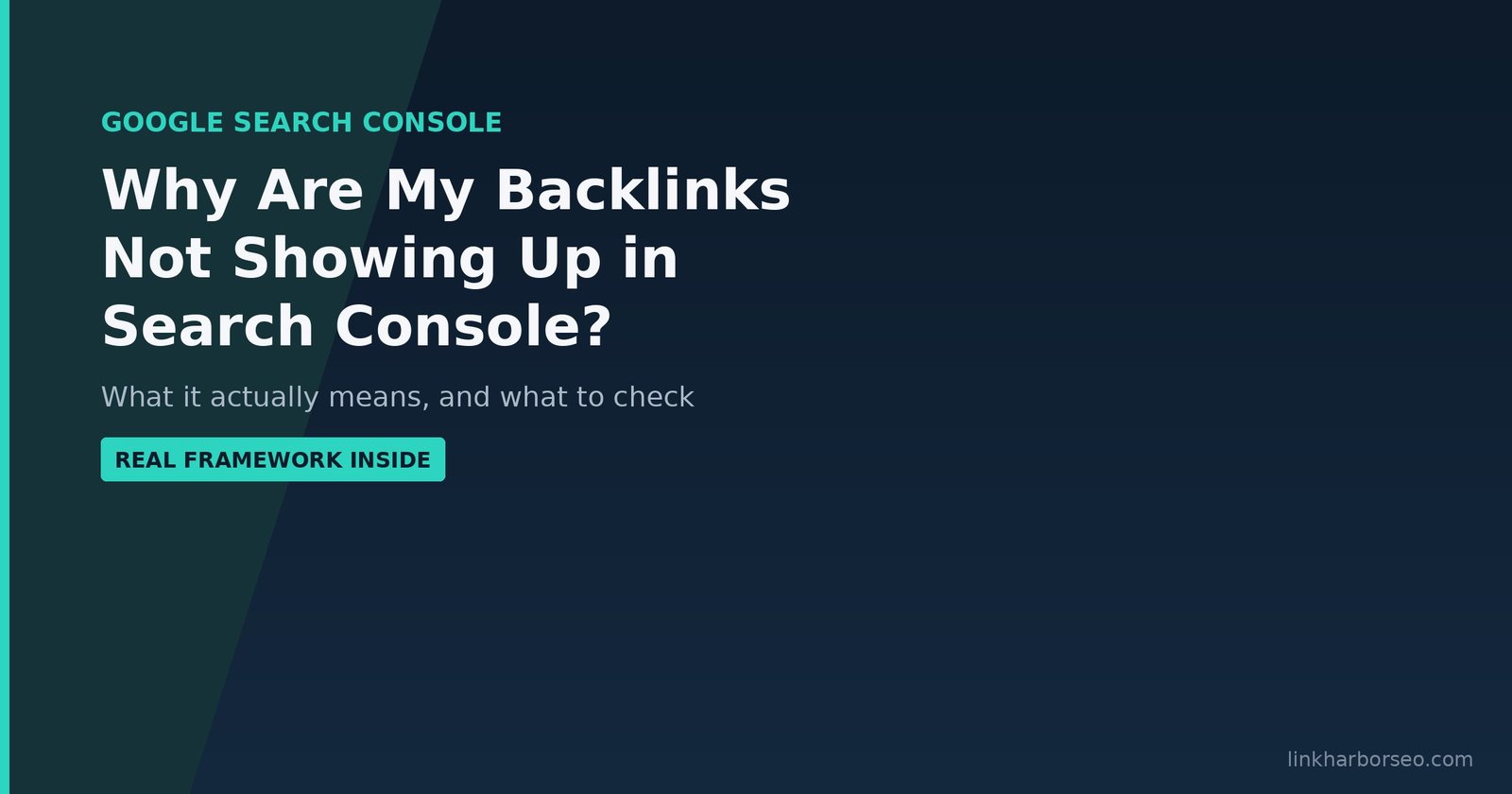 Common Causes of Backlinks Not Showing in Search Console Table