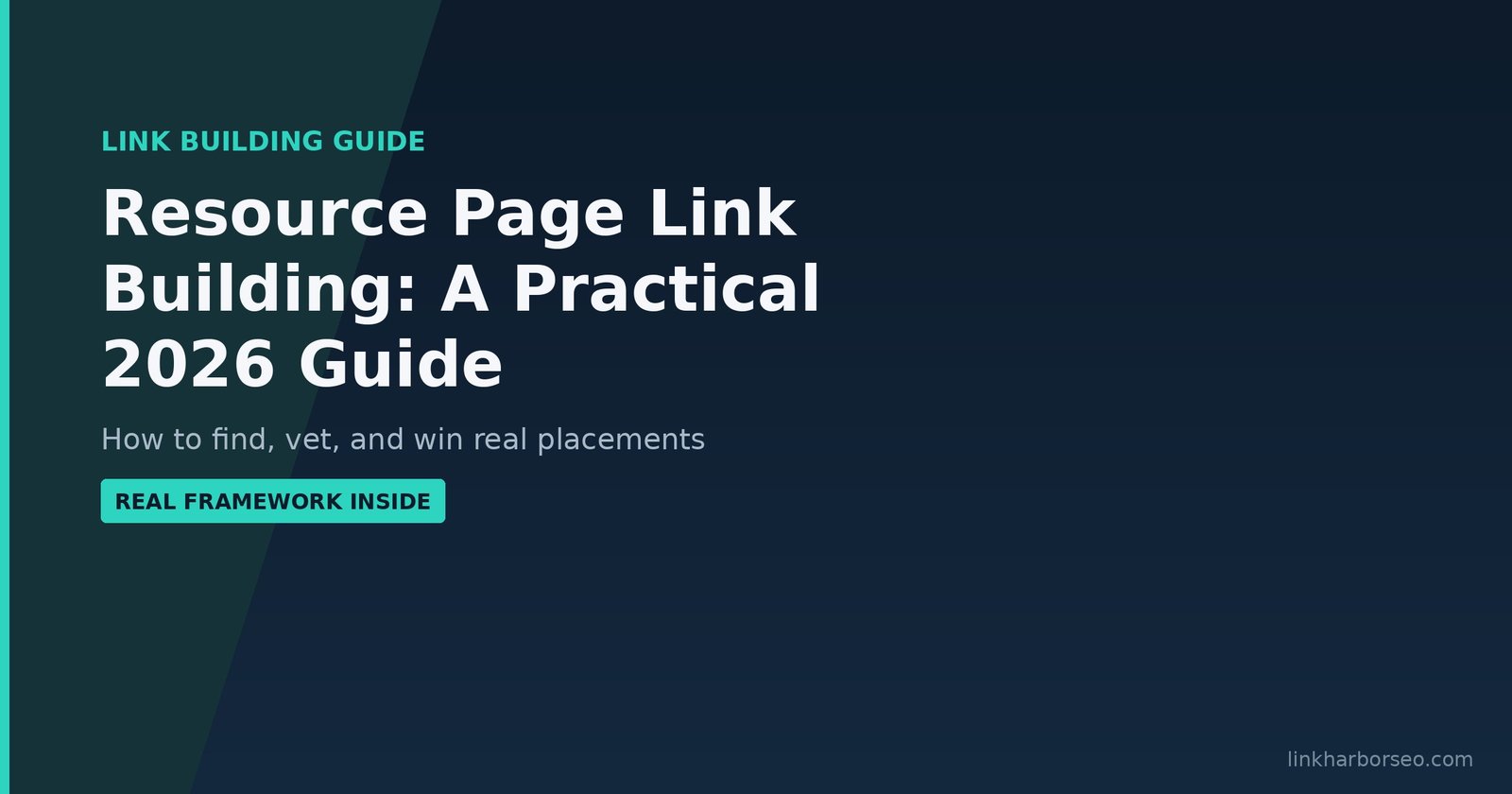 Resource Page Link Building Guide 2026