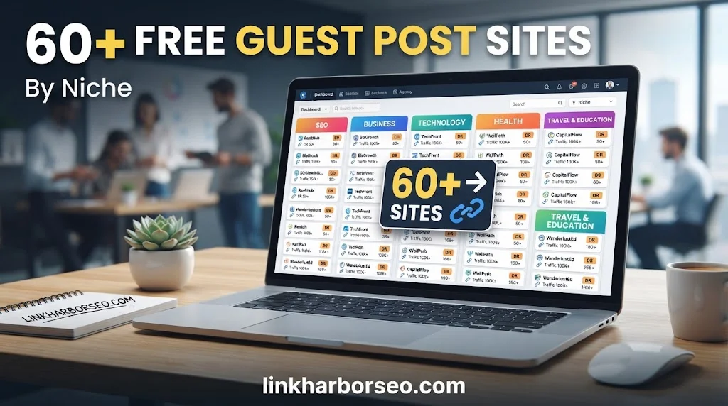 60 Free Guest Blogging Sites by Niche (USA)