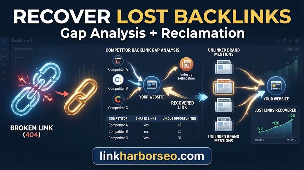 Broken Links, Competitor Gaps & Link Reclamation