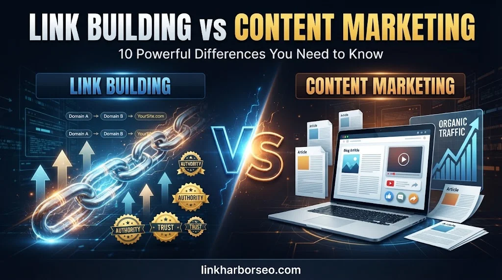 Link Building vs Content Marketing: 10 Powerful Differences You Need to Know