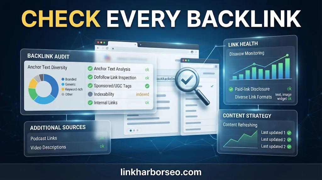 The Core Link Building Checklist — Technical & Modern Checks