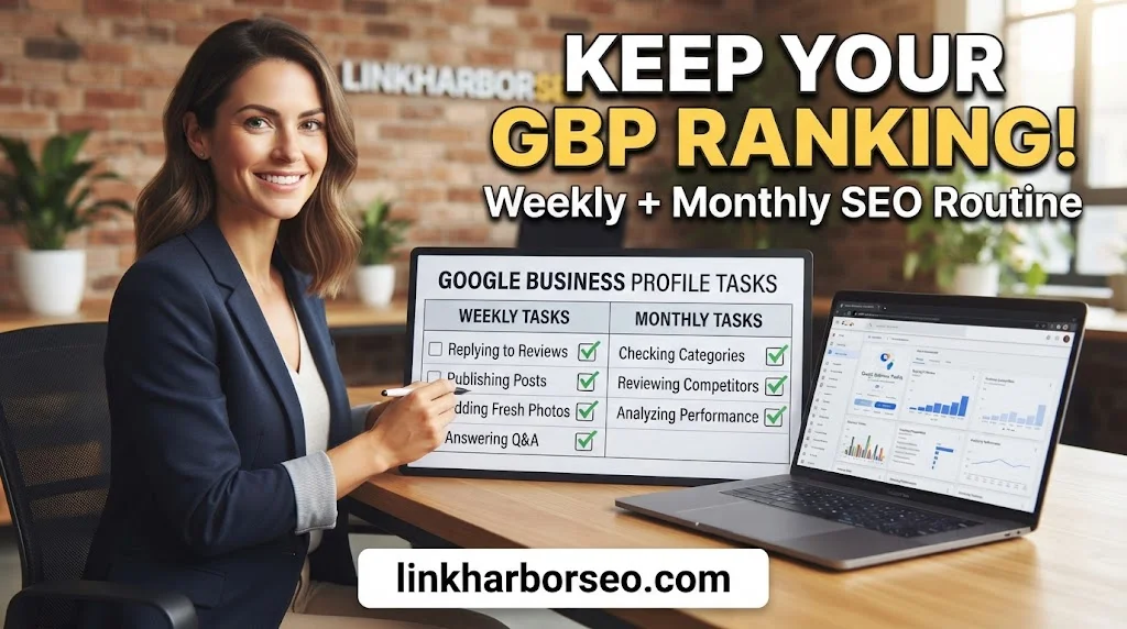 Weekly and Monthly Google Business Profile Checklist Routine