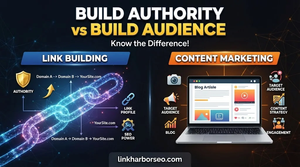 What Is Link Building vs Content Marketing?